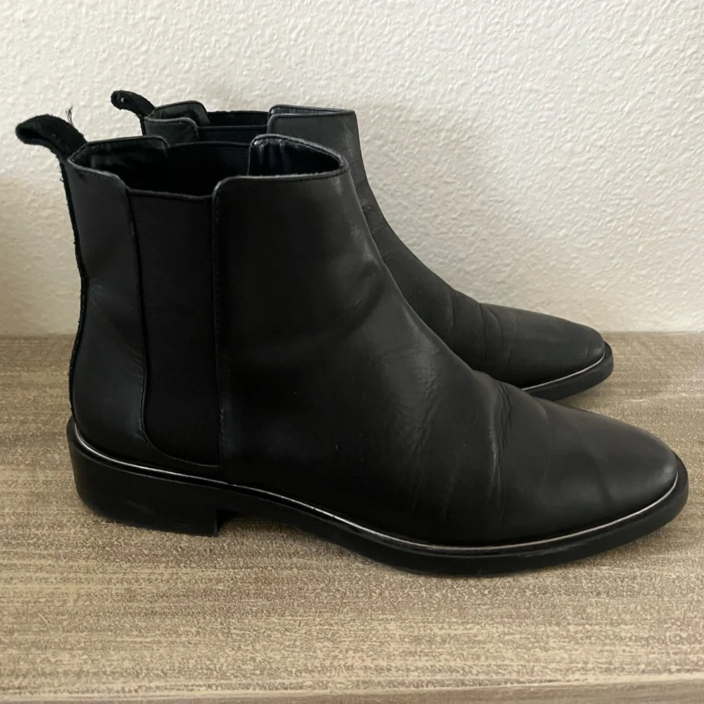 Zara leather Chelsea boots - Picture 2 of 7